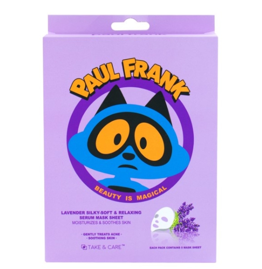 Paul Frank, TAKE & CARE,Paul Frank Charcoal Detoxifying Serum Mask Sheet,แผ่นมาส์ก,พอล แฟรงก์ มาส์กหน้า,paul frank beauty,เทค แอนด์ แคร์