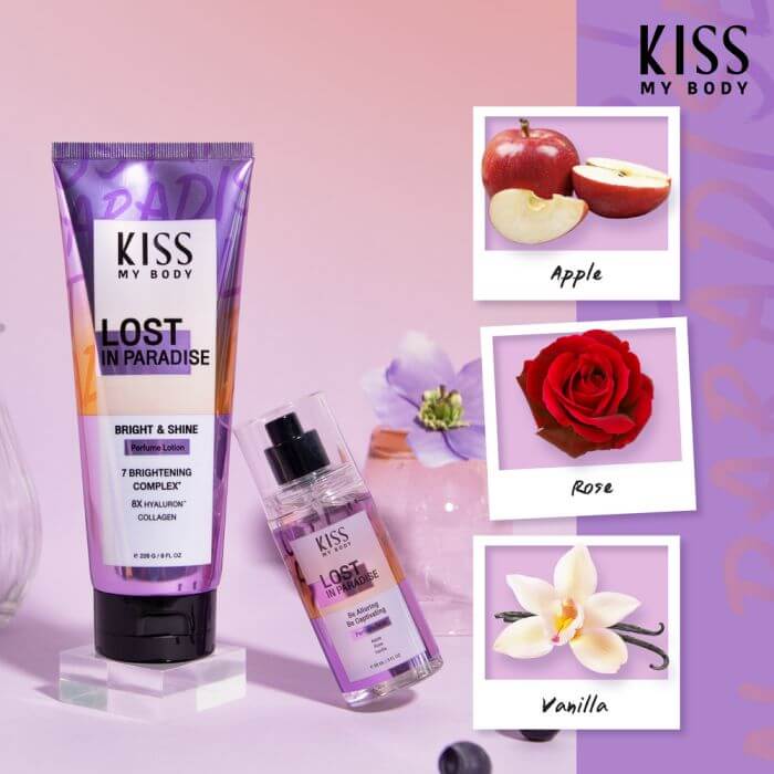 Kiss My Body,Kiss My Body Bright & Shine Perfume Lotion, Body Bright & Shine Perfume Lotion,โลชั่นน้ำหอม,Lotion,โลชั่น